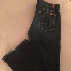 7 For All Mankind A Pocket Flare Jeans